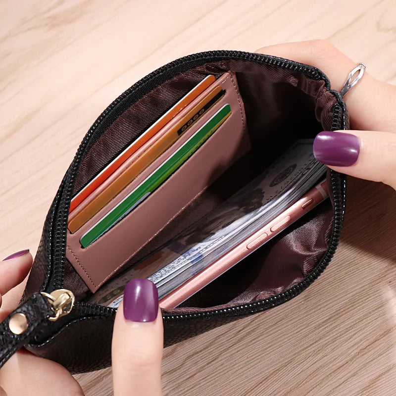 Elegant Zip Wristlet Wallet for Women