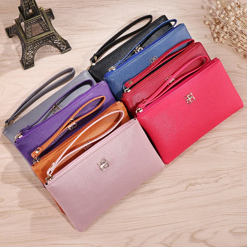 Elegant Zip Wristlet Wallet for Women