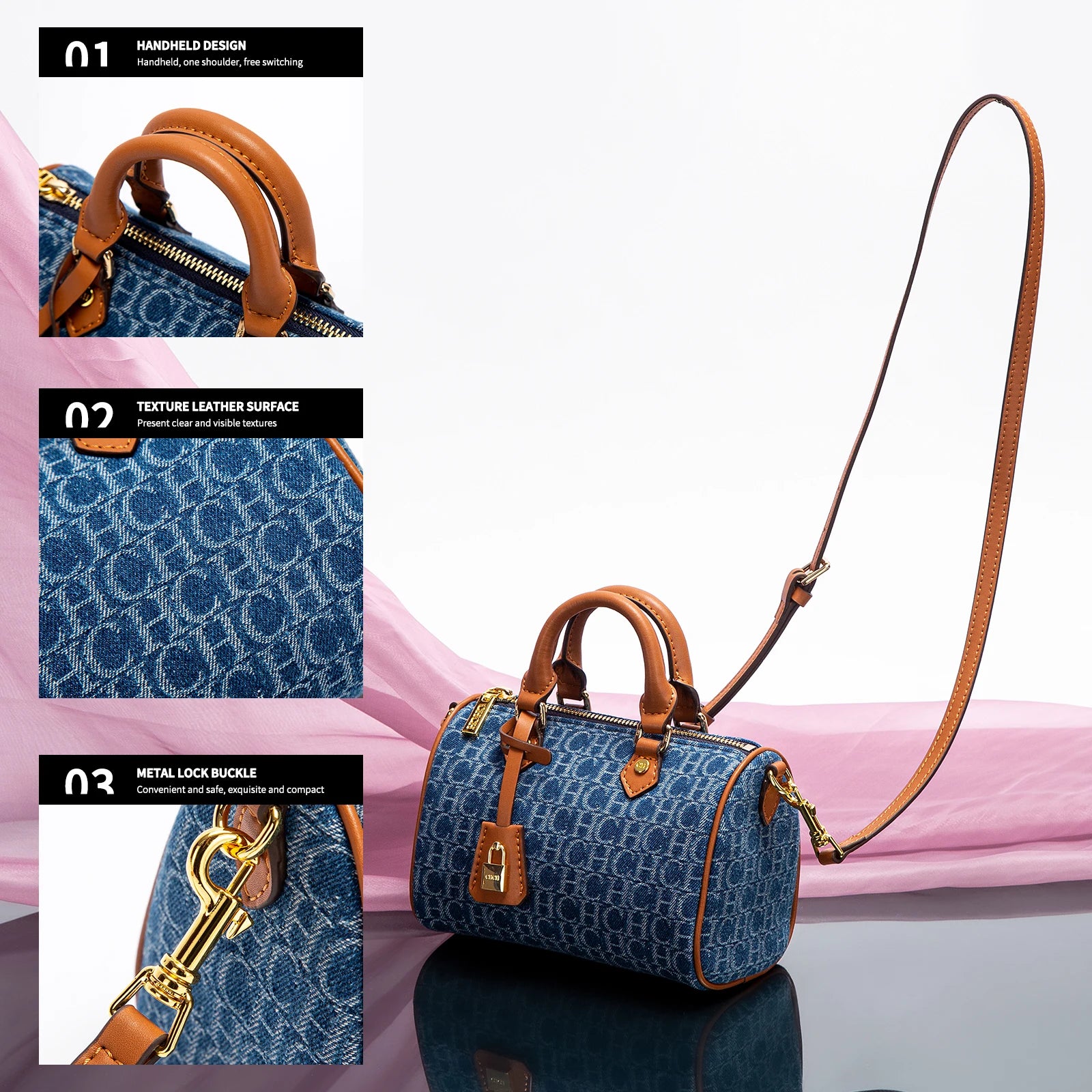 Elegant Top-Handle & Shoulder Handbag for Women