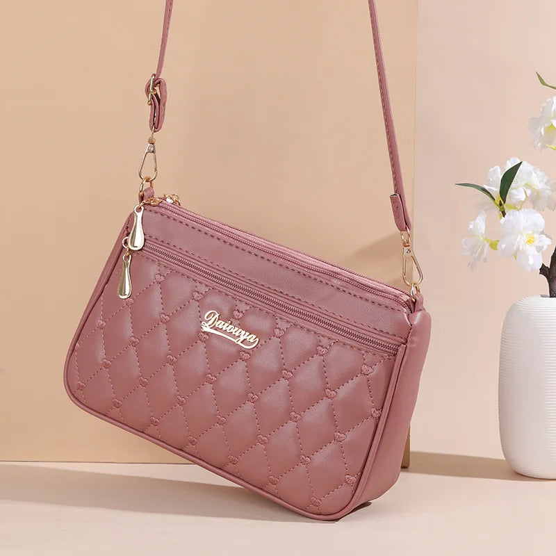 Elegant Quilted Crossbody Shoulder Bag for Women