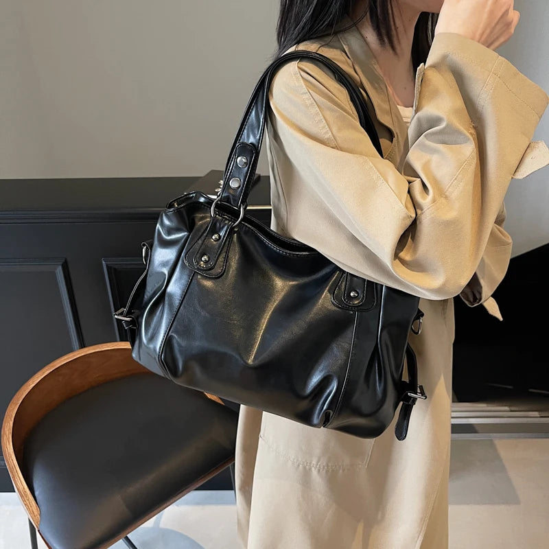 Minimalist Large Shoulder Bag