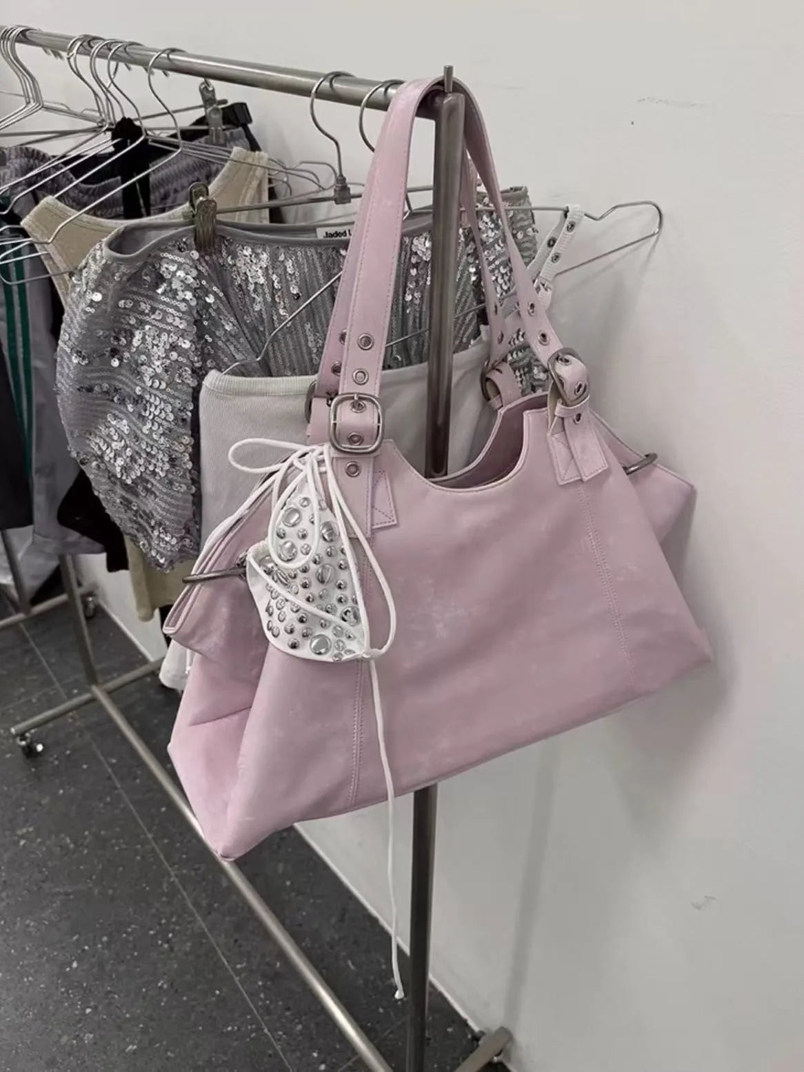 Vintage-Inspired Large Tote Handbag for Women