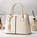 Elegant Structured Leather Tote Bag for Women