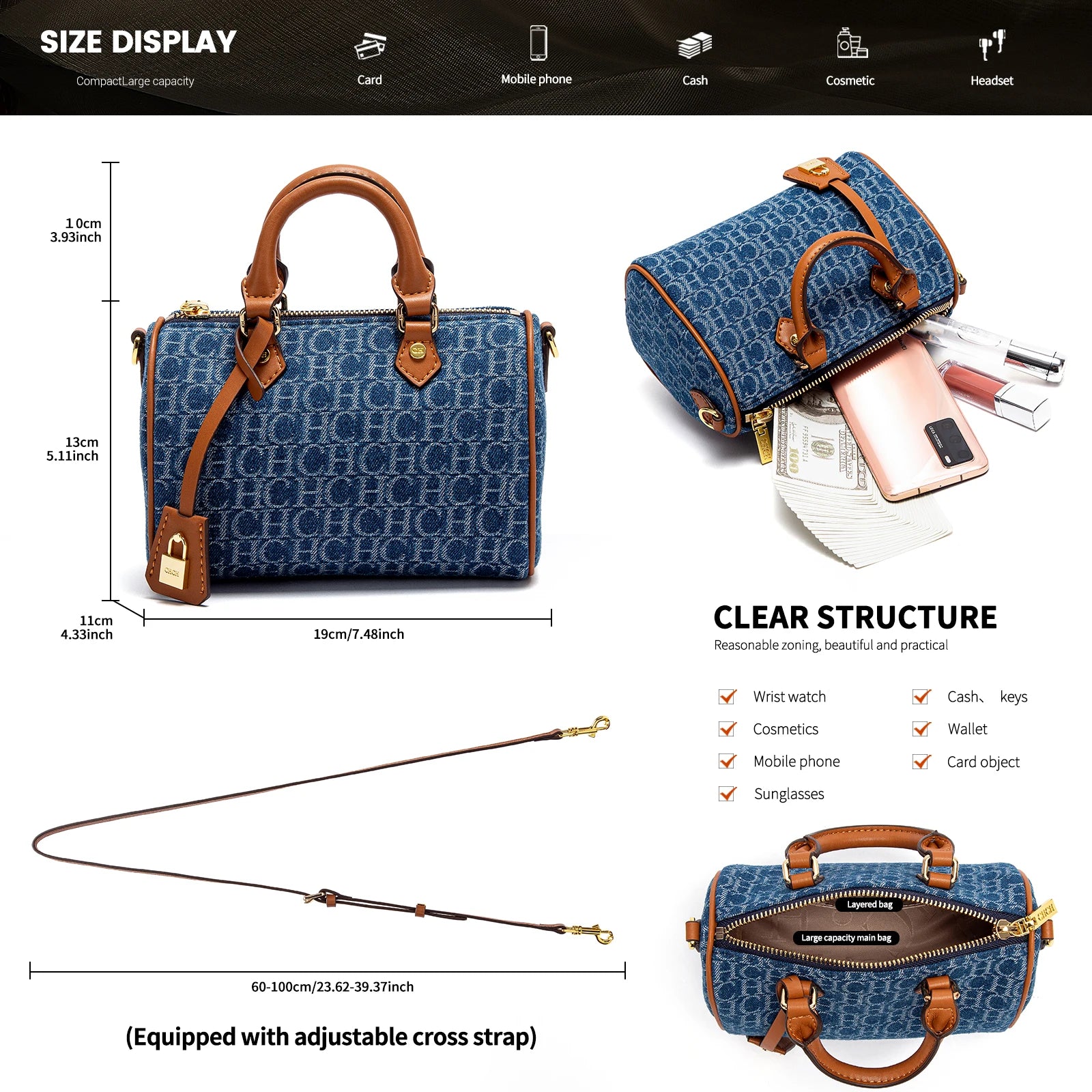 Elegant Top-Handle & Shoulder Handbag for Women