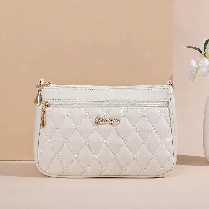 Elegant Quilted Crossbody Shoulder Bag for Women