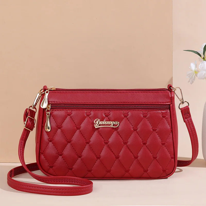 Elegant Quilted Crossbody Shoulder Bag for Women