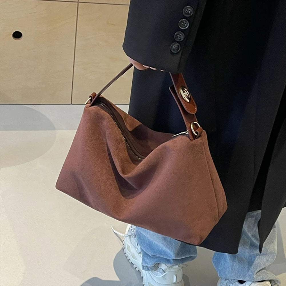 Autumn Suede Tote Bag