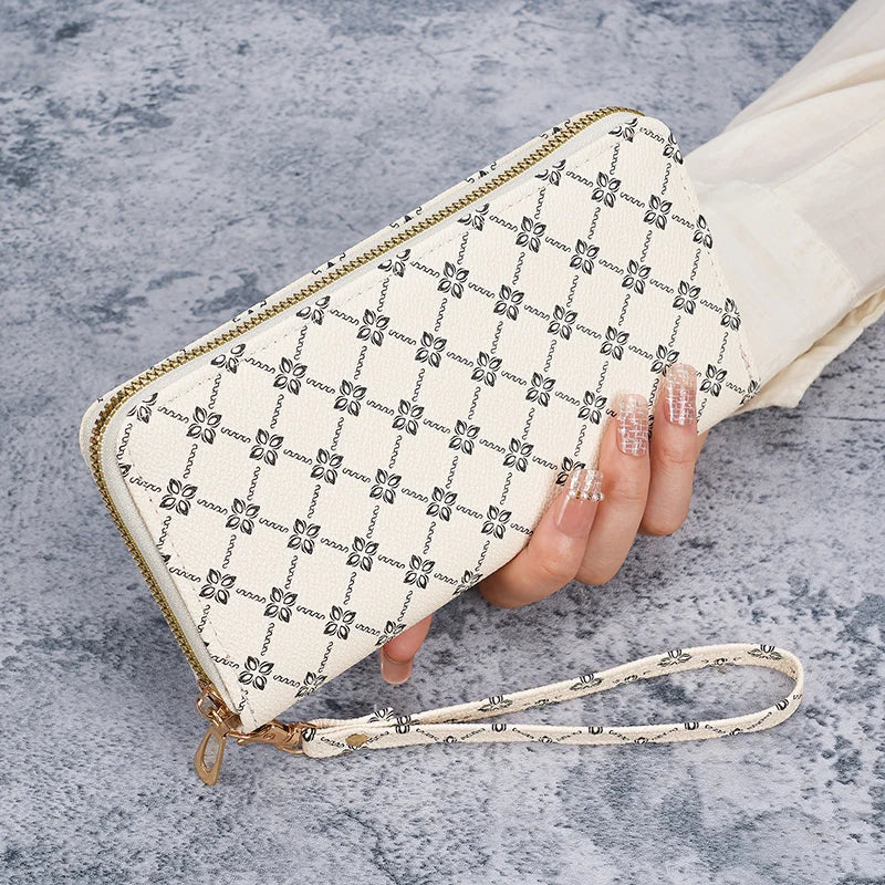 Trend Printed Long Wallet Clutch