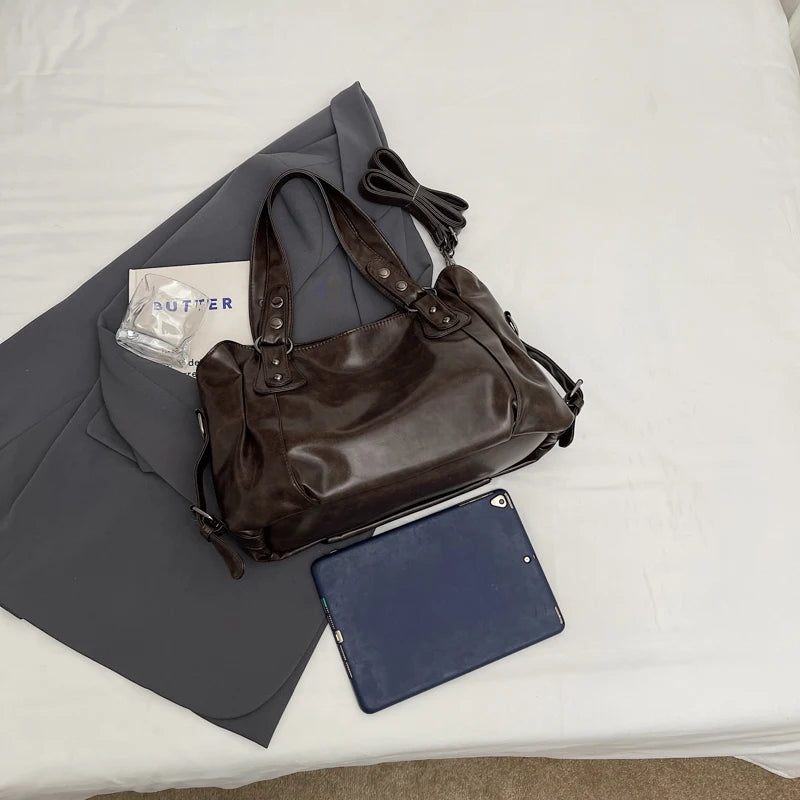 Minimalist Large Shoulder Bag