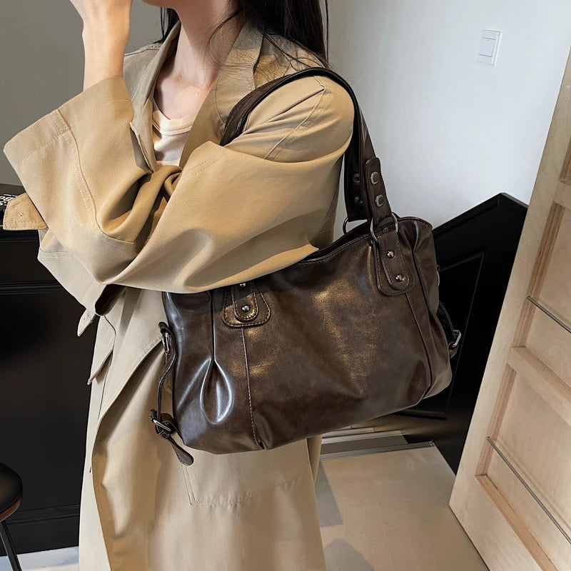 Minimalist Large Shoulder Bag