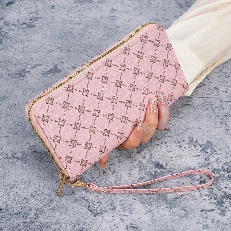 Trend Printed Long Wallet Clutch